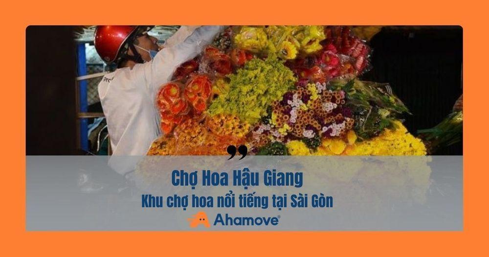 chợ hoa hậu giang tphcm
