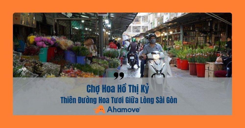 chợ hoa hồ thị kỷ quận 10 tphcm