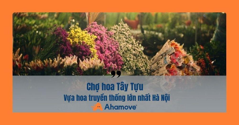 chợ hoa tây tựu