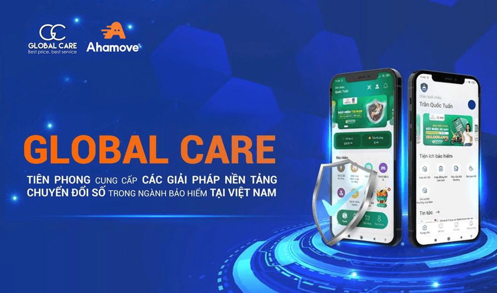 Ahamove hợp tác chiến lược cùng Global Care - Nền tảng bảo hiểm số hàng đầu Việt Nam