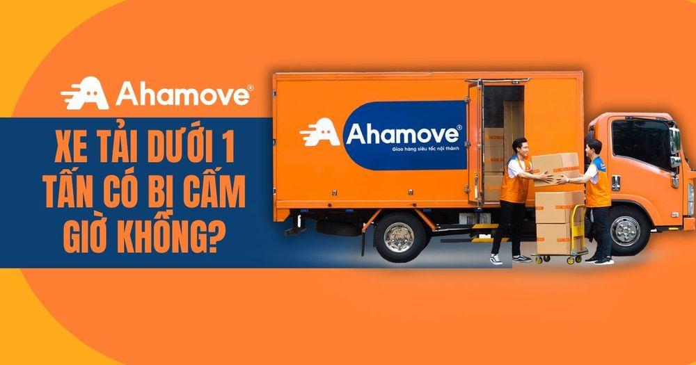 xe tải dưới 1 tấn có bị cấm giờ không